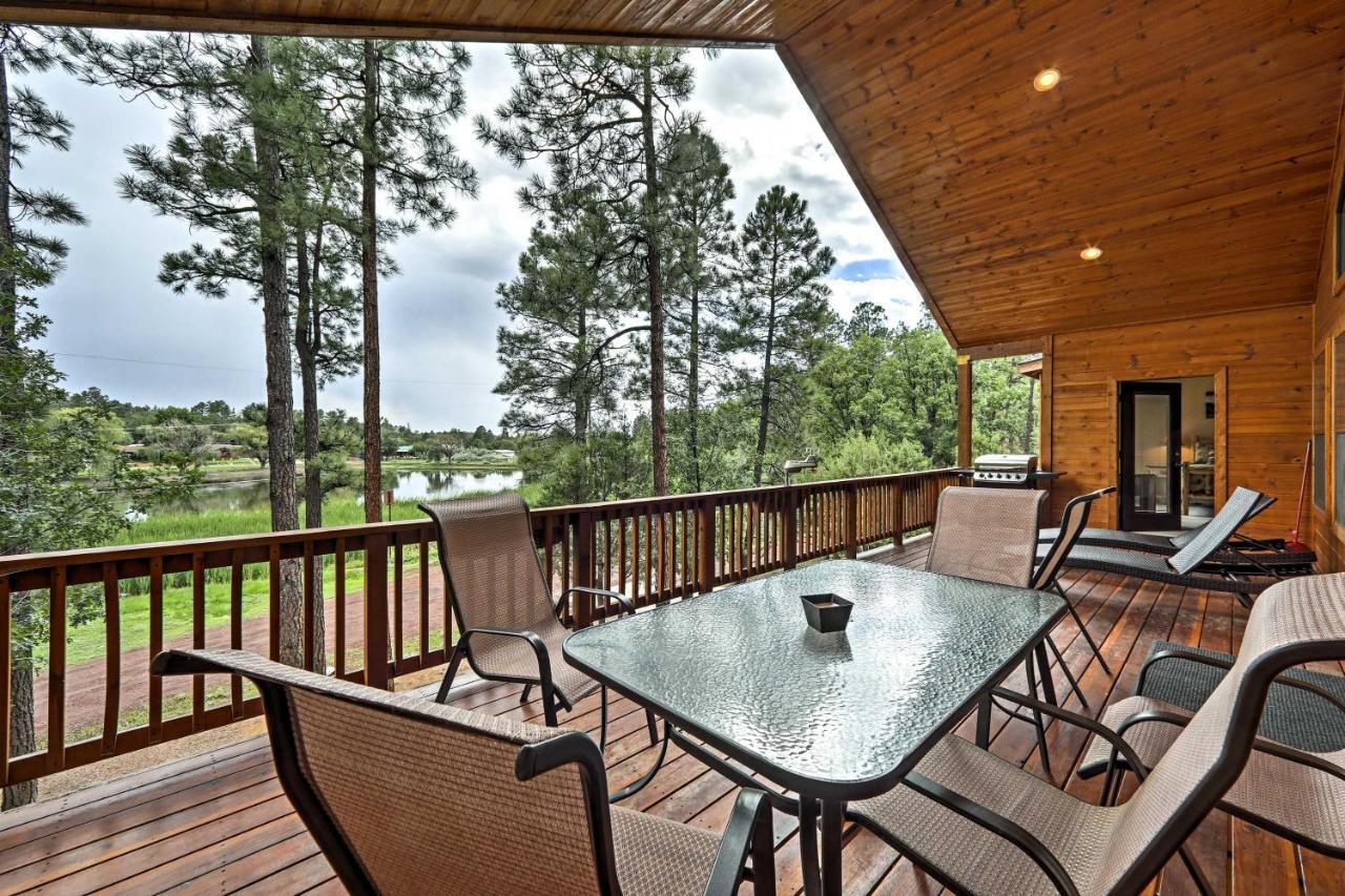 Serene Lakeside Cabin With Decks And Edler Lake Views! Pinetop-Lakeside Esterno foto